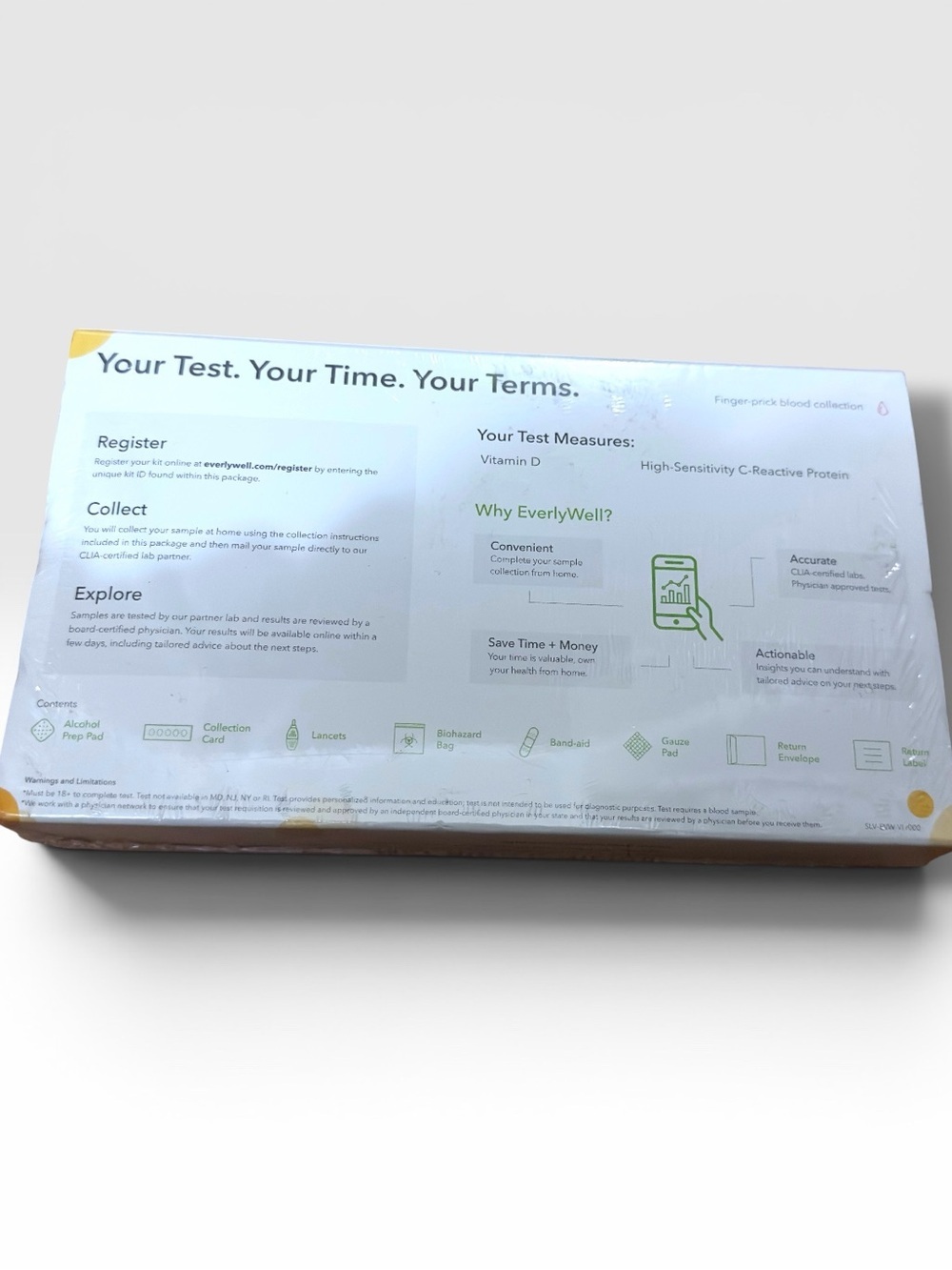 Everly | NWT Vitamin D & Inflammation Test Kit (size OS) - Picture 2 of 4